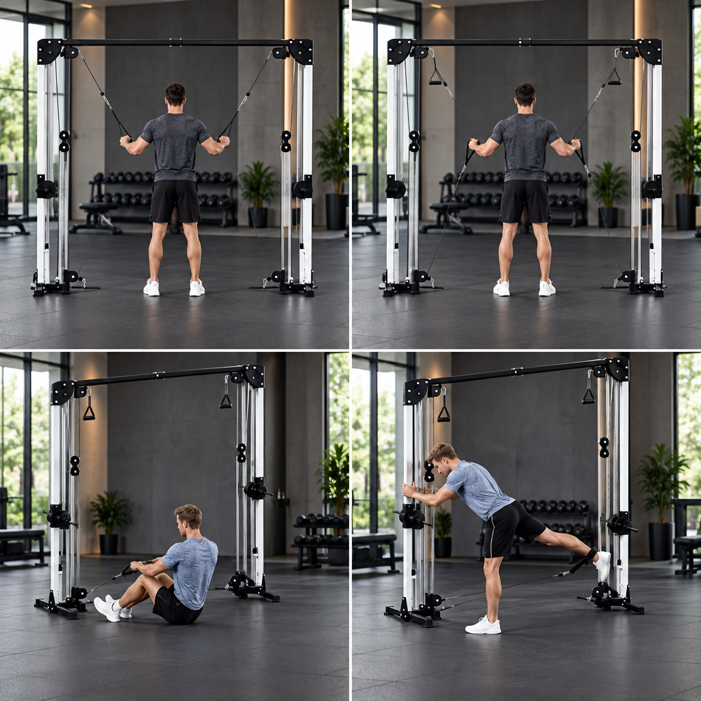 Appareil Musculation Crossover Vis-à-Vis