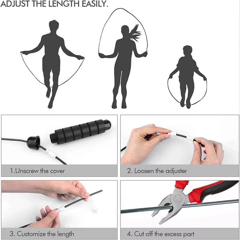 Corde à Sauter Ajustable – Cardio, Fitness & HIIT