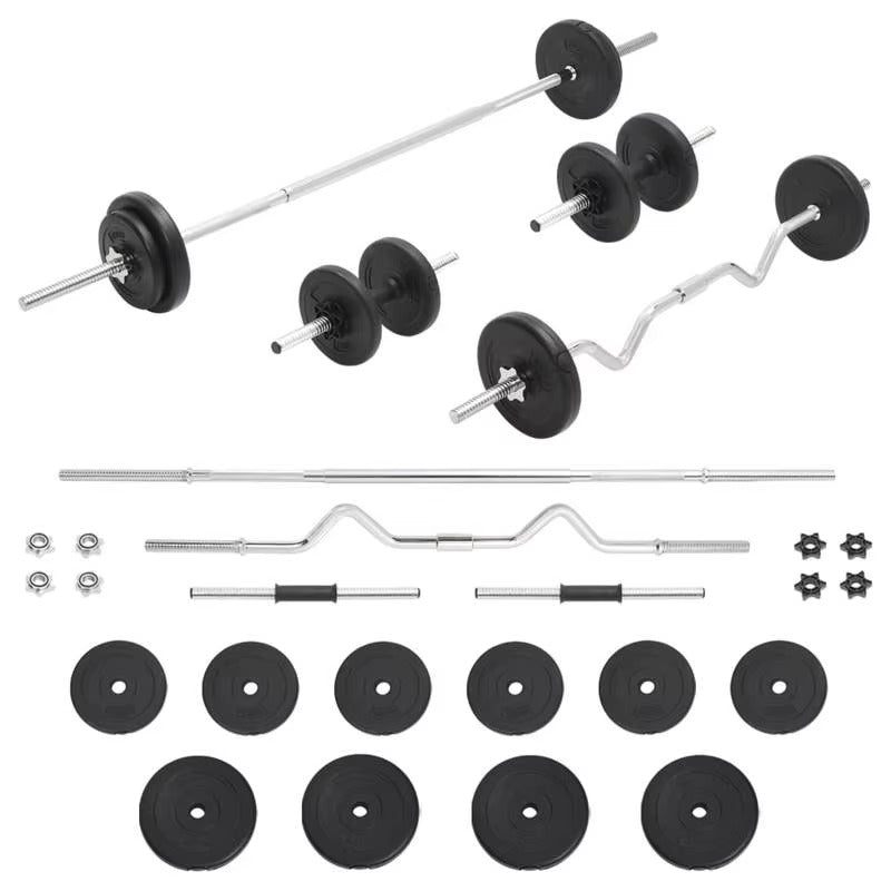 Set d’Haltères et Barres de Musculation Réglables