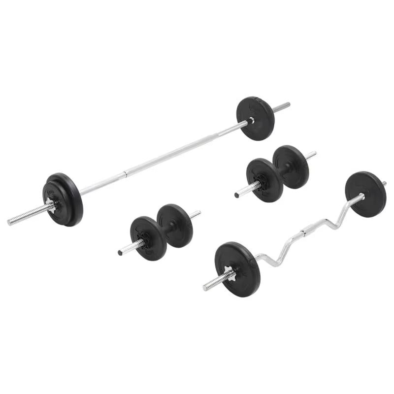 Set d’Haltères et Barres de Musculation Réglables