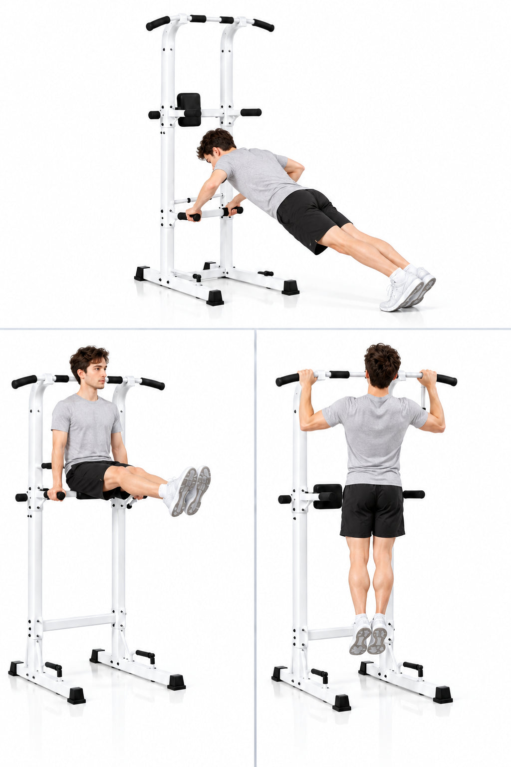 Power Tower – Station Traction et Dips Réglable