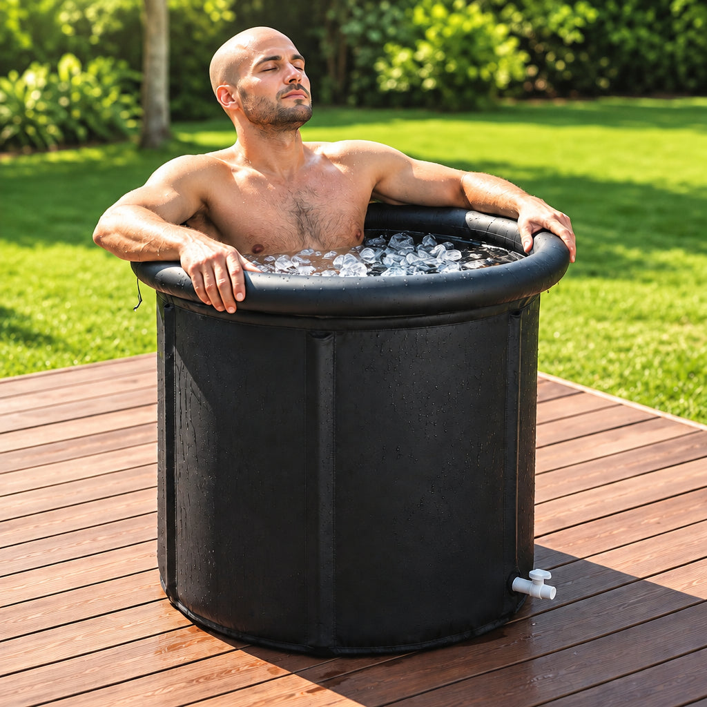 Bain Froid Portable Gonflable Pliable